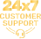 24 hours customer support
