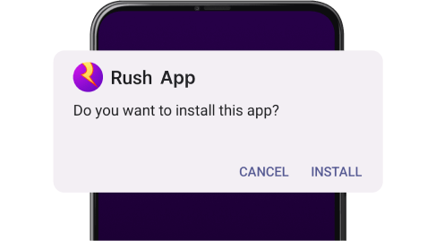Rush એપ્લિકેશન કેવી રીતે સ્થાપિત કરો